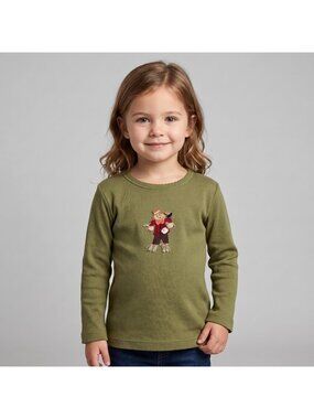 Young Colors Boutique Girl's Indian Summer Scarecrow Fall Tee Top Shirt size 4